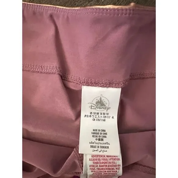 Disney Parks‎ Rose Gold Leggings-Size 1X - Picture 5 of 6